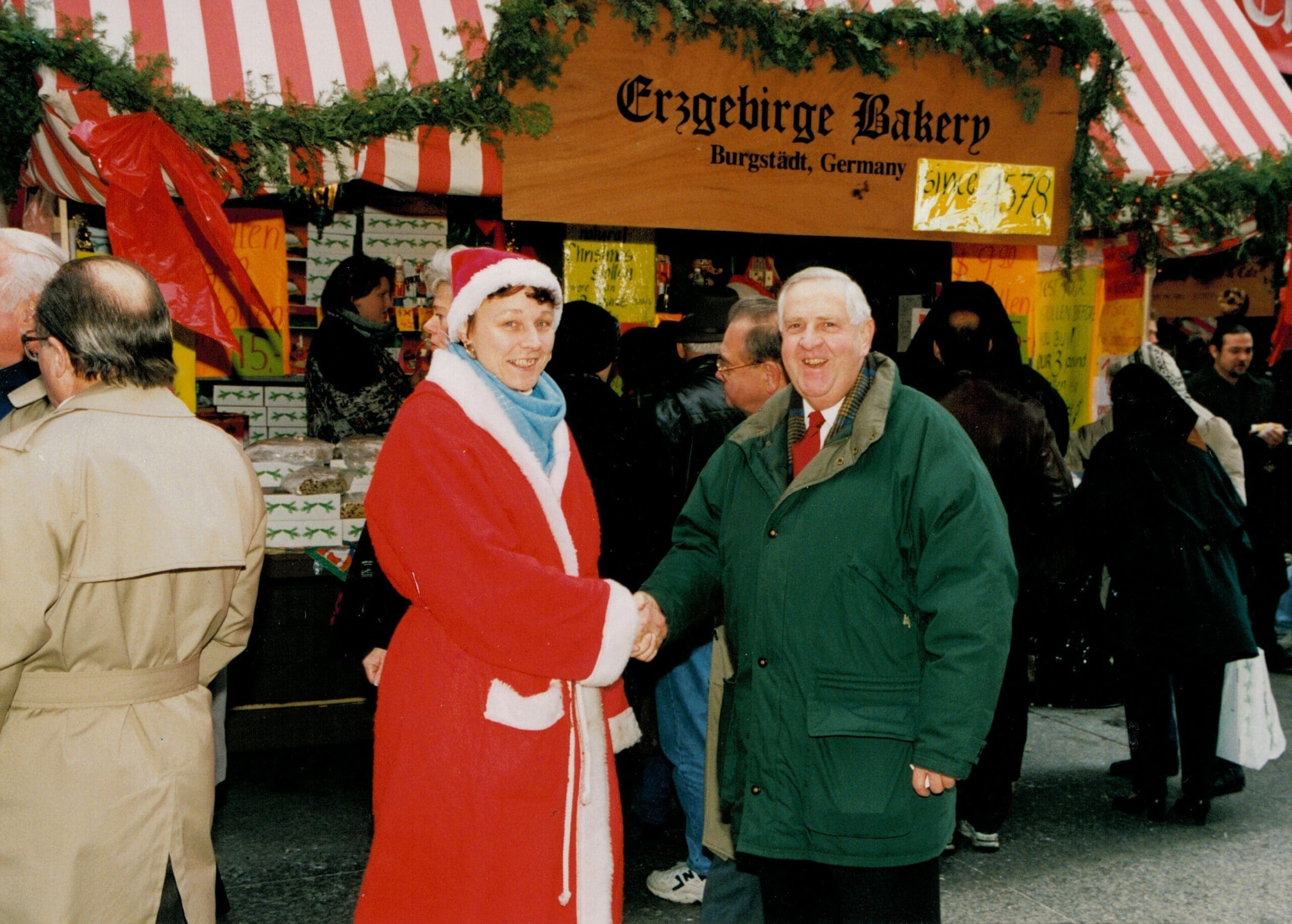 Ray Lotter at the Christkindlmarket 1997