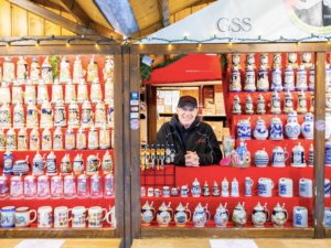 Vendors at the Christmas Market