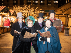 Christmas Carolers at the Christkindlmarket