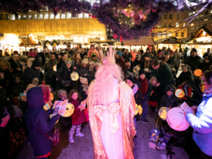 Lantern Parade at the Christkindlmarket