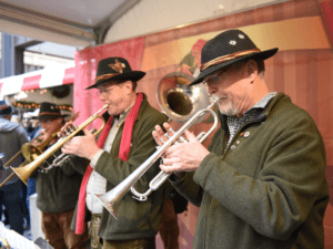 Musicians at the Christkindlmarket