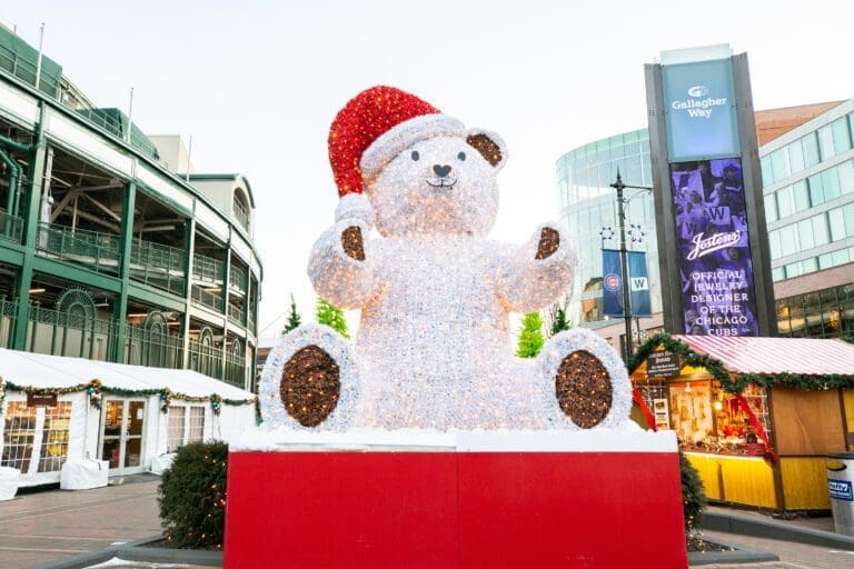 Holiday Decor at the Christkindlmarket by Wrigleyfield