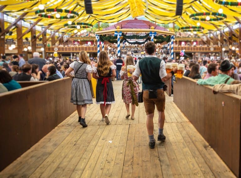 German Oktoberfest tradition in September