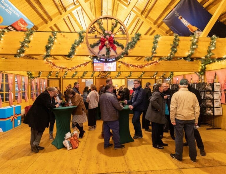 Host a reception at the most authentic German Christmas market in the Midwest.