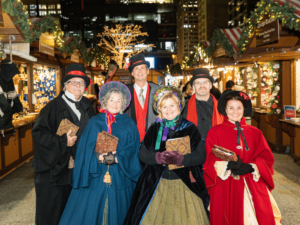 Christmas Carolers at the Christkindlmarket