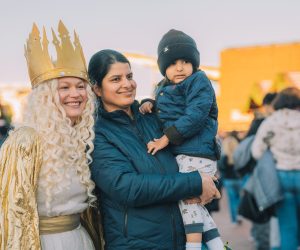 The Christkind with visitors