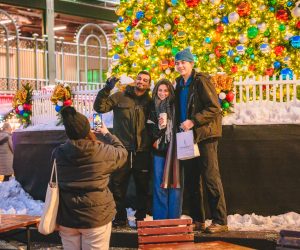 Christkindlmarket is celebrated at Wriglyville, next to the Wrigleyfield stadium. It a free event and welcomes everyone to celebrate together