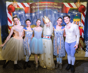 Christkind with ballet performers